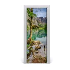 tulup.cz Fototapeta na dveře samolepící jezero v horách 75x205 cm