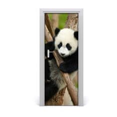 tulup.cz Samolepící fototapeta na dveře Panda na stromě 75x205 cm