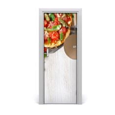 tulup.cz Fototapeta na dveře do domu samolepící Pizza 75x205 cm