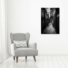 Wallmuralia Vertikální Foto obraz skleněný svislý Městské ulice 70x100 cm 4 úchytky