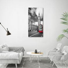 Wallmuralia Vertikální Foto obraz fotografie na skle Big Ben Londýn 60x120 cm 4 úchytky