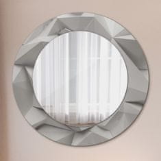 tulup.cz Kulaté dekorativní zrcadlo Abstraktní bílý krystal fi 50 cm