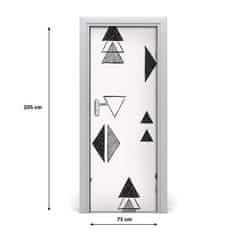 tulup.cz Fototapeta na dveře trojúhelníky pozadí 75x205 cm