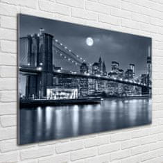 Wallmuralia Foto-obrah sklo tvrzené Manhattan New York 100x70 cm 4 úchytky