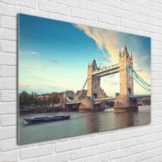 Wallmuralia Foto-obrah sklo tvrzené Tower bridge Londýn 100x70 cm 4 úchytky