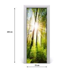 tulup.cz Fototapeta na dveře samolepící slunce v lese 75x205 cm