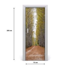 tulup.cz Fototapeta na dveře samolepící břízový les 75x205 cm