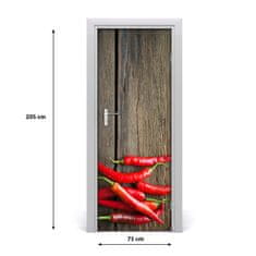 tulup.cz Fototapeta na dveře samolepící chilli 75x205 cm