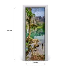 tulup.cz Fototapeta na dveře samolepící jezero v horách 75x205 cm