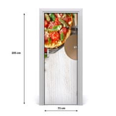 tulup.cz Fototapeta na dveře do domu samolepící Pizza 75x205 cm