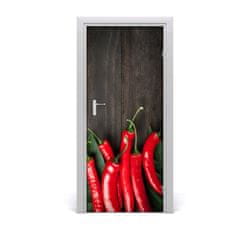 tulup.cz Fototapeta na dveře samolepící chilli 85x205 cm