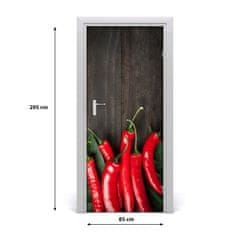 tulup.cz Fototapeta na dveře samolepící chilli 85x205 cm