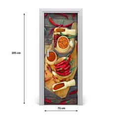 tulup.cz Fototapeta na dveře samolepící chilli 75x205 cm