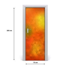 tulup.cz Fototapeta na dveře Abstrakce trojúhelníky 75x205 cm