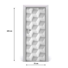 tulup.cz Samolepící fototapeta na dveře Abstrakce 3D 75x205 cm