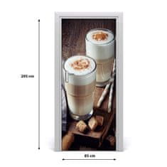 tulup.cz Fototapeta na dveře samolepící káva latte 85x205 cm