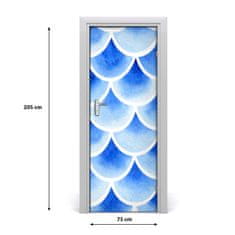 tulup.cz Fototapeta na dveře rybí šupiny 75x205 cm