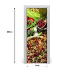 tulup.cz Fototapeta na dveře do domu samolepící Pizza 75x205 cm