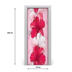 tulup.cz Samolepící fototapeta na dveře Hibiskus 75x205 cm