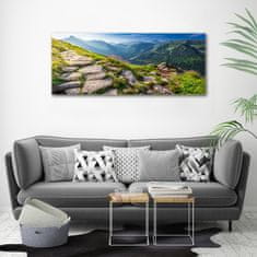 Wallmuralia Foto obraz canvas Východ slunde Tatry 125x50 cm