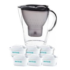 Brita Filtrační konvice Marella Memo 2,4 l černá + 6 filtrů, BRITA