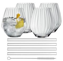 Spiegelau Sklenice Nachtmann Gin Tonic 4ks 625 ml + brčka a kartáček