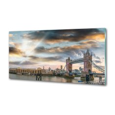 Wallmuralia Panel lacobel Tower bridge Londýn 100x50 cm