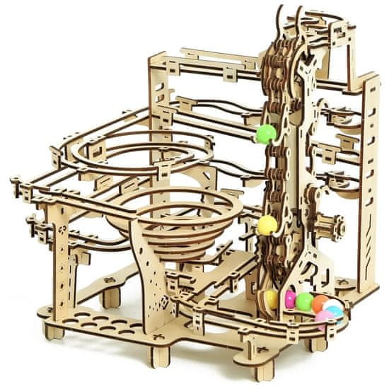 IZMAEL Dřevěné 3D mechanické puzzle-Kuličková dráha KP24241