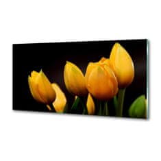 Wallmuralia Panel do kuchyně Žluté tulipány 100x50 cm