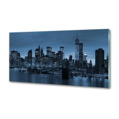 Wallmuralia Panel do kuchyně New York noc 100x50 cm