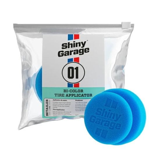 Shiny Garage Bi Color Tire Applicator Blue