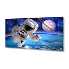 Wallmuralia Dekorační panel sklo Kosmonaut 125x50 cm