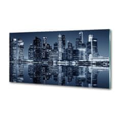 Wallmuralia Panel do kuchyně Singapur noc 140x70 cm