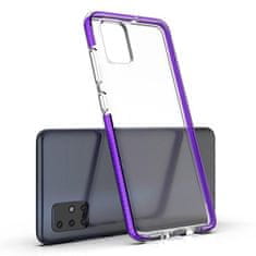 IZMAEL Pouzdro Spring clear TPU pro Samsung Galaxy A21s - Slabě Růžová KP8746