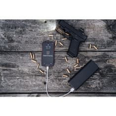 Tactical nabíjací kábel USB-A/USB-C 0.3m-Černá KP11571