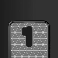 IZMAEL Pouzdro Carbon Bush TPU pre Xiaomi Redmi 9 - Modrá KP9449