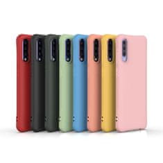 IZMAEL Silikonové pouzdro Soft Color pro Samsung Galaxy A70 - Oranžová KP10369