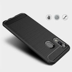 IZMAEL Pouzdro Carbon Bush TPU pre Samsung Galaxy A20e - Modrá KP10707