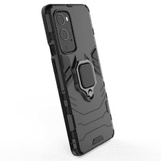 IZMAEL Odolné Pouzdro Ring Armor Case pro OnePlus 9 Pro - Černá KP9719