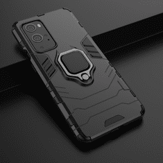 IZMAEL Odolné Pouzdro Ring Armor Case pro OnePlus 9 Pro - Černá KP9719