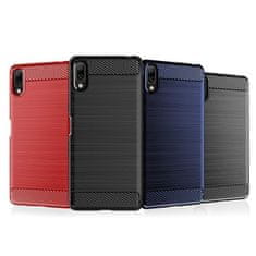 IZMAEL Pouzdro Carbon Bush TPU pre Xiaomi Redmi 7A - Modrá KP10698