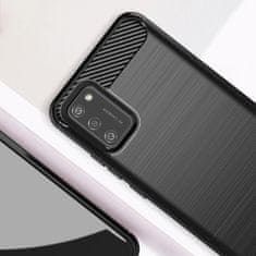 IZMAEL Pouzdro Carbon Bush TPU pre Samsung Galaxy A02s - Černá KP10709