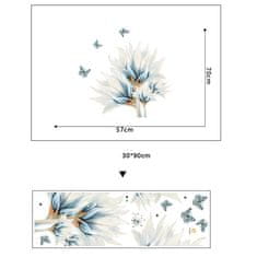 IZMAEL Samolepka na zeď/Tapeta Blume KP16381