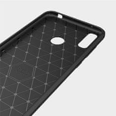 IZMAEL Pouzdro Carbon Bush TPU pre Huawei Y6 2019/Y6s 2019 - Černá KP10692