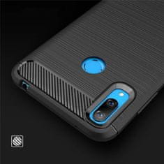 IZMAEL Pouzdro Carbon Bush TPU pre Huawei Y6 2019/Y6s 2019 - Černá KP10692