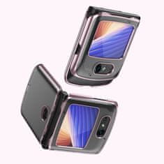 IZMAEL Plating Case Hard pouzdro pro Motorola Razr 5G - Černá KP14904