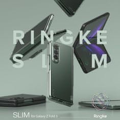 RINGKE Slim Ultra-Thin průsvitné pouzdro pro Samsung Galaxy Z Fold 3 - Černá KP14918