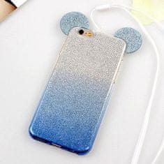 IZMAEL Mouse třpytivé pouzdro pro Samsung Galaxy S9 Plus - Modrá KP18131