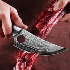IZMAEL Kuchyňský sekací nůž Fukaja-Stříbrná/Bez pouzdra KP18431