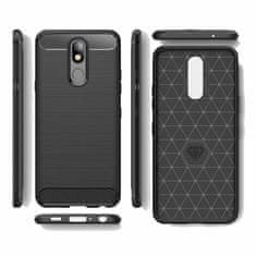 IZMAEL Pouzdro Carbon Bush TPU pre LG K40 - Černá KP13278